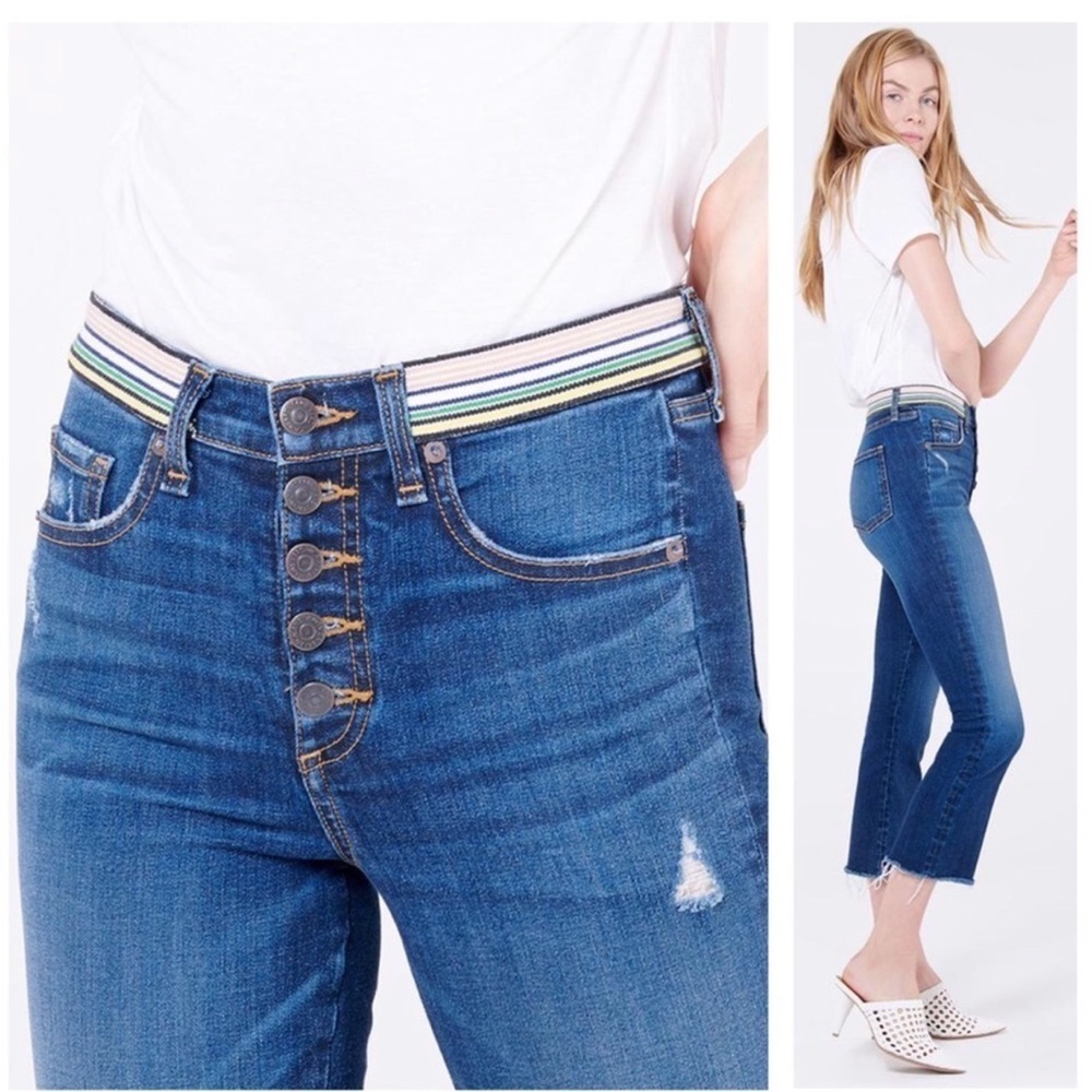 Veronica Beard Carolyn High Rise Baby Boot Jeans - Picture 2 of 9